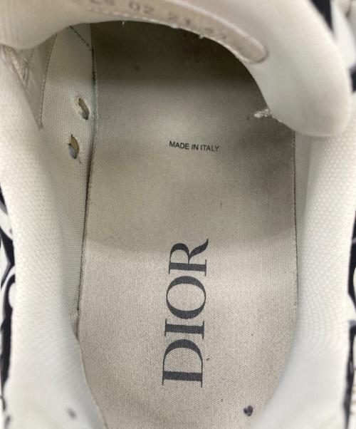 DIOR HOMME（ディオール オム）Dior Homme (ディオール オム) B24 Oblique Technical Fabric ホワイト×ブラック サイズ:43 1/2の古着・服飾アイテム