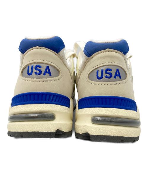 NEW BALANCE（ニューバランス）NEW BALANCE (ニューバランス) スニーカー　 アイボリー×ブルー サイズ:08 1/2 USの古着・服飾アイテム