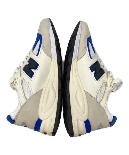 NEW BALANCE（ニューバランス）NEW BALANCE (ニューバランス) スニーカー　 アイボリー×ブルー サイズ:08 1/2 USの古着・服飾アイテム