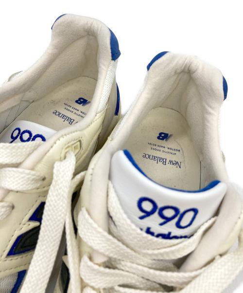 NEW BALANCE（ニューバランス）NEW BALANCE (ニューバランス) スニーカー　 アイボリー×ブルー サイズ:08 1/2 USの古着・服飾アイテム