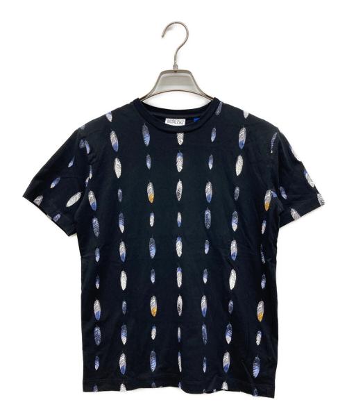 MARCELO BURLON KIDS（マルセロ・ブロン・キッズ）MARCELO BURLON KIDS (マルセロ・ブロン・キッズ) 半袖カットソー ブラック サイズ:10の古着・服飾アイテム
