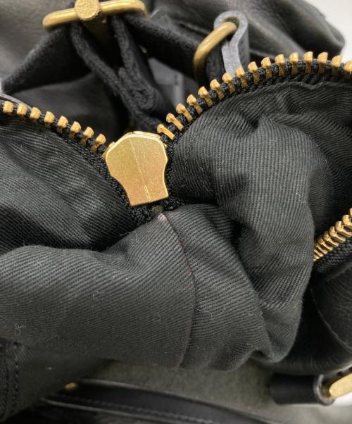 master-piece（マスターピース）master-piece (マスターピース) レザーショルダーバッグ ブラックの古着・服飾アイテム