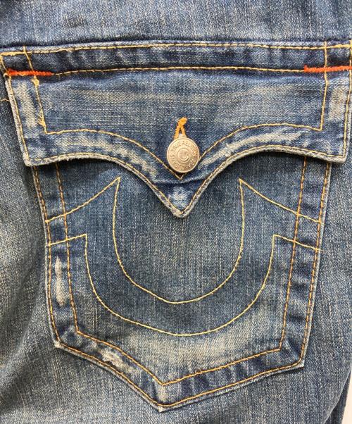 TRUE RELIGION（トゥルー レリジョン）TRUE RELIGION (トゥルー レリジョン) フレアデニム インディゴ サイズ:ROW34 SEAT33の古着・服飾アイテム