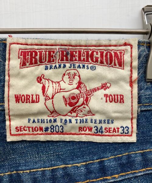 TRUE RELIGION（トゥルー レリジョン）TRUE RELIGION (トゥルー レリジョン) フレアデニム インディゴ サイズ:ROW34 SEAT33の古着・服飾アイテム