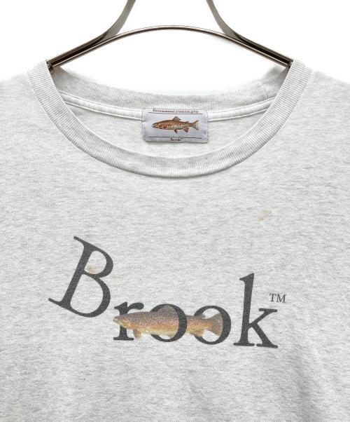 BROOK（ブルック）BROOK (ブルック) フィッシュプリントTシャツ ホワイト サイズ:不明の古着・服飾アイテム