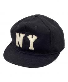 EBBETS FIELD FLANNELS（エベッツフィールドフランネルズ）の古着「ウールキャップ」｜ブラック