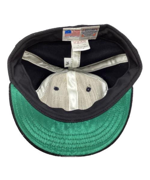 EBBETS FIELD FLANNELS（エベッツフィールドフランネルズ）EBBETS FIELD FLANNELS (エベッツフィールドフランネルズ) ウールキャップ ブラック サイズ:7 3/8の古着・服飾アイテム