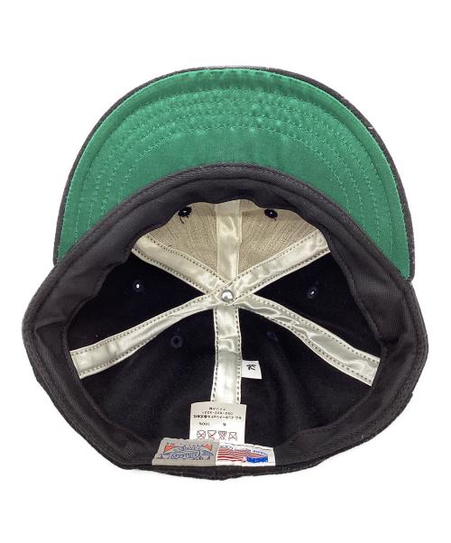 EBBETS FIELD FLANNELS（エベッツフィールドフランネルズ）EBBETS FIELD FLANNELS (エベッツフィールドフランネルズ) ウールキャップ ブラック サイズ:7 3/8の古着・服飾アイテム