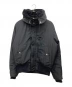 DIESELディーゼル）の古着「ONLY THE BRAVE フライトジャケット」｜ブラック