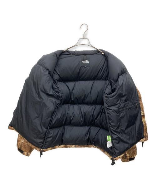 THE NORTH FACE（ザ ノース フェイス）THE NORTH FACE (ザ ノース フェイス) Novelty Nuptse Jacket ブラウン×ブラック サイズ:XLの古着・服飾アイテム