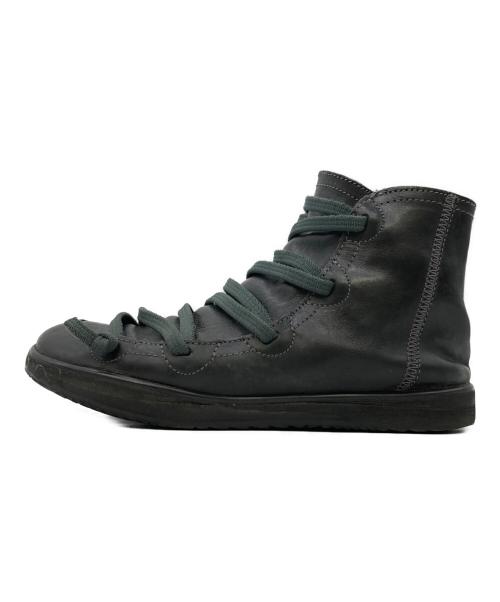 CAMPER（カンペール）CAMPER (カンペール) サイドジップハイカットスニーカー ブラック サイズ:36の古着・服飾アイテム