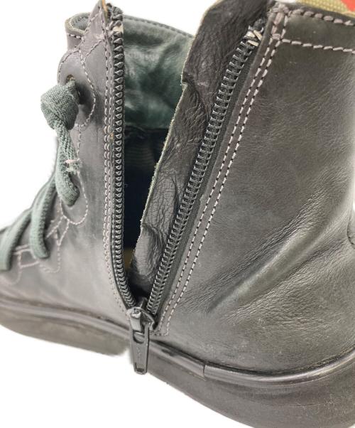 CAMPER（カンペール）CAMPER (カンペール) サイドジップハイカットスニーカー ブラック サイズ:36の古着・服飾アイテム