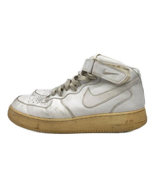 NIKE（ナイキ）NIKE (ナイキ) ハイカットスニーカー ホワイト サイズ:US10.5の古着・服飾アイテム