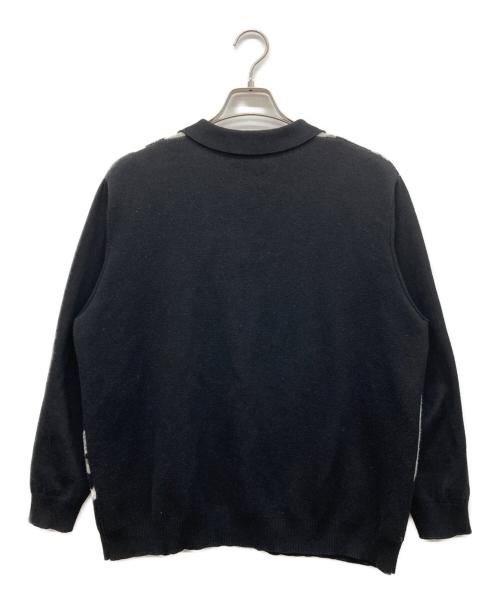 TTT MSW（ティー）TTT MSW (ティー) ニットジャケット ブラック サイズ:Mの古着・服飾アイテム