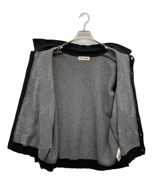 TTT MSW（ティー）TTT MSW (ティー) ニットジャケット ブラック サイズ:Mの古着・服飾アイテム