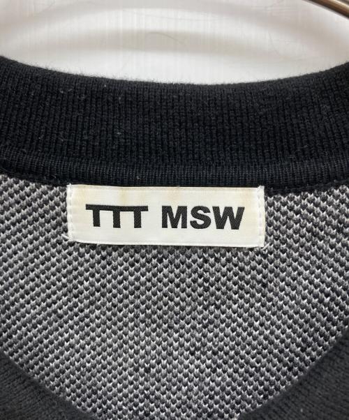 TTT MSW（ティー）TTT MSW (ティー) ニットジャケット ブラック サイズ:Mの古着・服飾アイテム