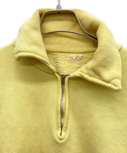 USED（ユーズド）USED (ユーズド) ハーフジップスウェット 50s-60s イエロー サイズ:不明の古着・服飾アイテム