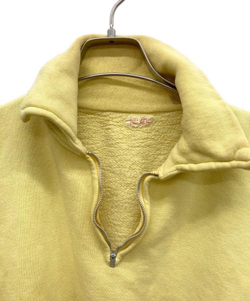 USED（ユーズド）USED (ユーズド) ハーフジップスウェット 50s-60s イエロー サイズ:不明の古着・服飾アイテム