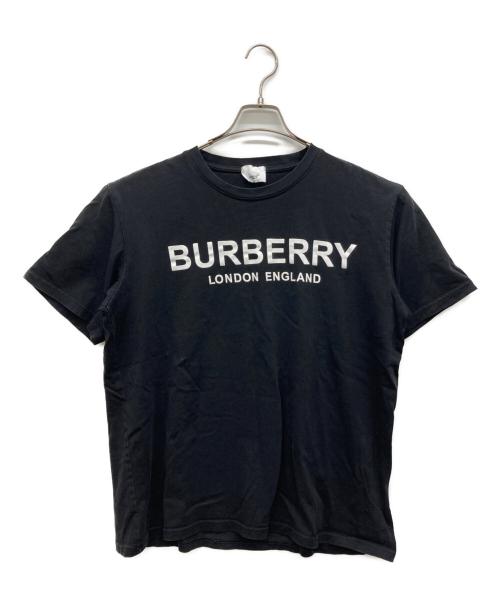 BURBERRY LONDON（バーバリーロンドン）BURBERRY LONDON (バーバリーロンドン) プリントTシャツ ブラック サイズ:XLの古着・服飾アイテム