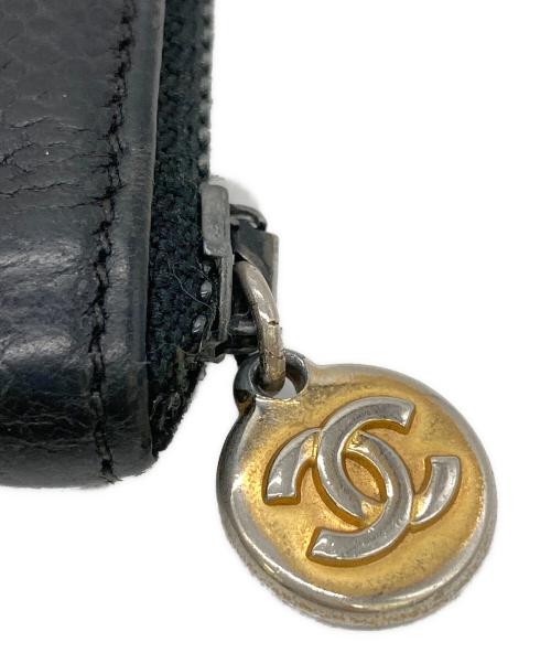CHANEL（シャネル）CHANEL (シャネル) キャビアスキンキーケース ブラックの古着・服飾アイテム