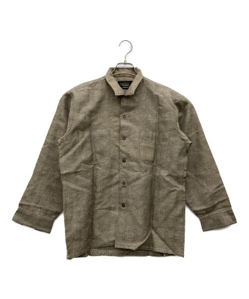 golden needle manhattan（ゴールデン・ニードル・マンハッタン）Golden Needle Manhattan (ゴールデン・ニードル・マンハッタン) ヴィンテージシャツ ベージュ サイズ:Lの古着・服飾アイテム