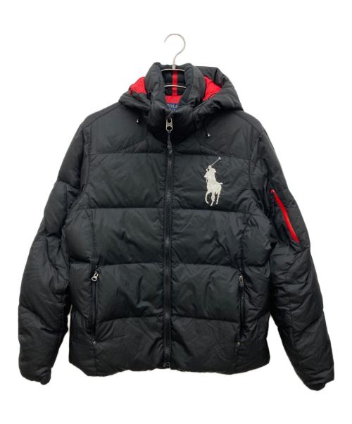POLO RALPH LAUREN（ポロ・ラルフローレン）POLO RALPH LAUREN (ポロ・ラルフローレン) ビッグポニーダウンジャケット ブラック サイズ:S 170/92Aの古着・服飾アイテム