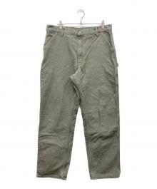 CarHartt（カーハート）の古着「フランネルライナーワークパンツ」｜モスグリーン