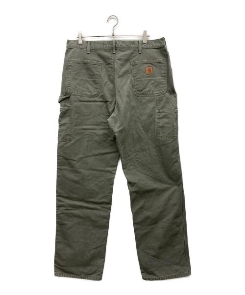 CarHartt（カーハート）CarHartt (カーハート) フランネルライナーワークパンツ モスグリーン サイズ:38×34の古着・服飾アイテム