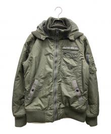 ALPHA（アルファ）の古着「ミリタリージャケット」｜カーキ