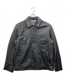 CHAPS RALPH LAUREN（チャップス ラルフローレン）の古着「レザージャケット」｜ブラック