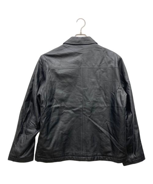 CHAPS RALPH LAUREN（チャップス ラルフローレン）CHAPS RALPH LAUREN (チャップス ラルフローレン) レザージャケット ブラック サイズ:Ｍの古着・服飾アイテム