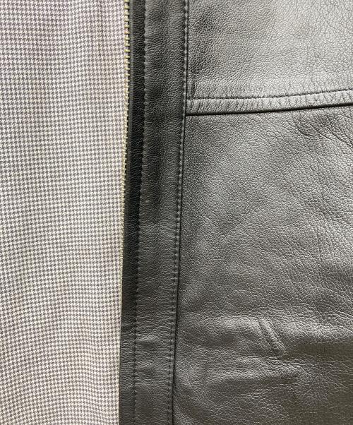 CHAPS RALPH LAUREN（チャップス ラルフローレン）CHAPS RALPH LAUREN (チャップス ラルフローレン) レザージャケット ブラック サイズ:Ｍの古着・服飾アイテム