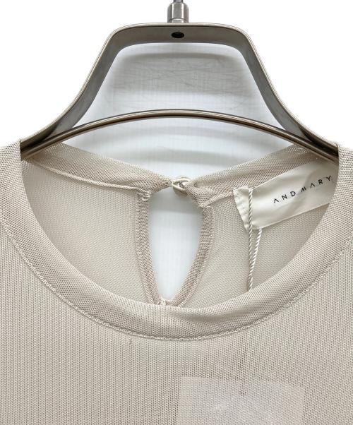 ANDMARY（アンドマリー）ANDMARY (アンドマリー) 切替ワンピース ベージュ サイズ:Fの古着・服飾アイテム
