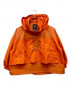 GRAMICCI×F/CE.グラミチ×エフシーイー）の古着「LAYERED ANORAK BLOUSON」｜オレンジ