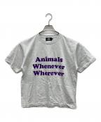 studio animalsスタジオ アニマルズ）の古着「Whatever Whenever T-Shirt」｜グレー