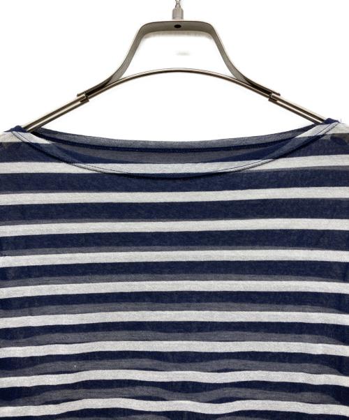 ORCIVAL（オーシバル）ORCIVAL (オーシバル) シースルーボードネック長袖カットソー ネイビー サイズ:1の古着・服飾アイテム