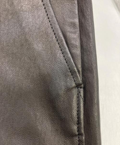 STOULS（ストゥールス）STOULS (ストゥールス) ラムレザースカート ブラック サイズ:XSの古着・服飾アイテム