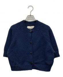 CORDERA（コルデラ）の古着「コットンニットトップス」｜ネイビー