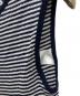 中古・古着 aime tricot by Mauchauffee (エム トリコ バイ モーショッフェ) ノースリーブボーダーカットソー ホワイト×ブラック：7000円