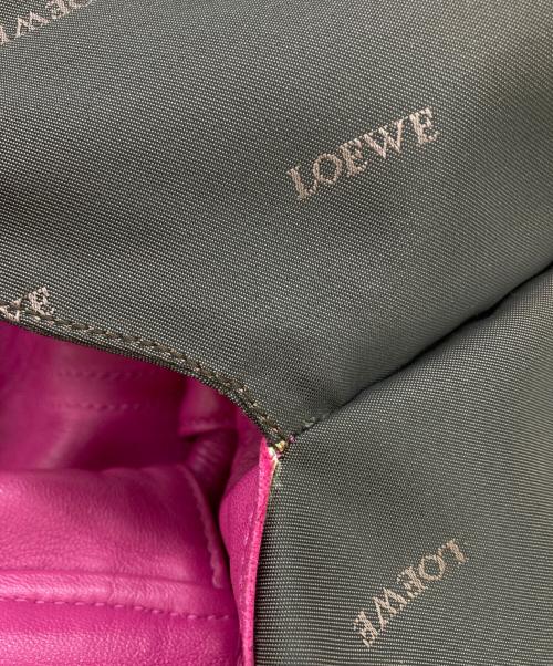 LOEWE（ロエベ）LOEWE (ロエベ) ナッパアイレアナグラムレザーハンドバッグ ピンクの古着・服飾アイテム