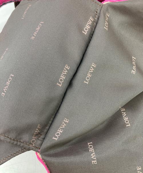LOEWE（ロエベ）LOEWE (ロエベ) ナッパアイレアナグラムレザーハンドバッグ ピンクの古着・服飾アイテム