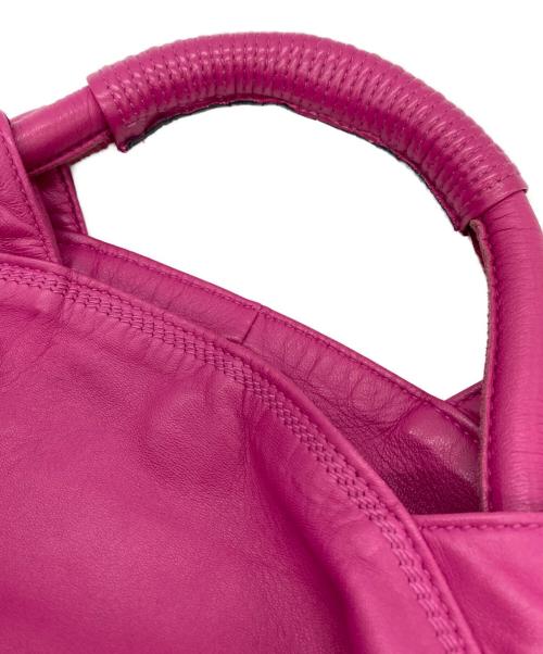 LOEWE（ロエベ）LOEWE (ロエベ) ナッパアイレアナグラムレザーハンドバッグ ピンクの古着・服飾アイテム