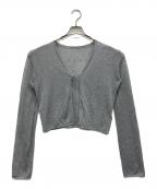 TODAYFULトゥデイフル）の古着「Compact Sheer Knitcardigan」｜グレー