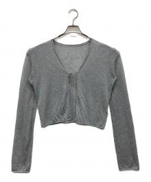 TODAYFUL（トゥデイフル）の古着「Compact Sheer Knitcardigan」｜グレー