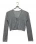 TODAYFUL（トゥデイフル）の古着「Compact Sheer Knitcardigan」｜グレー