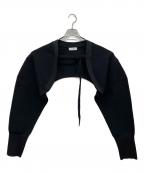 MAISON SPECIALメゾンスペシャル）の古着「Cocoon Sleeve Knit Bolero」｜ブラック