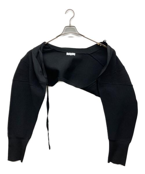 MAISON SPECIAL（メゾンスペシャル）MAISON SPECIAL (メゾンスペシャル) Cocoon Sleeve Knit Bolero ブラック サイズ:FREEの古着・服飾アイテム