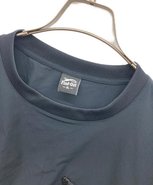 Find-Out（ファインドアウト）Find-Out (ファインドアウト) 半袖カットソー ブラック サイズ:3Lの古着・服飾アイテム