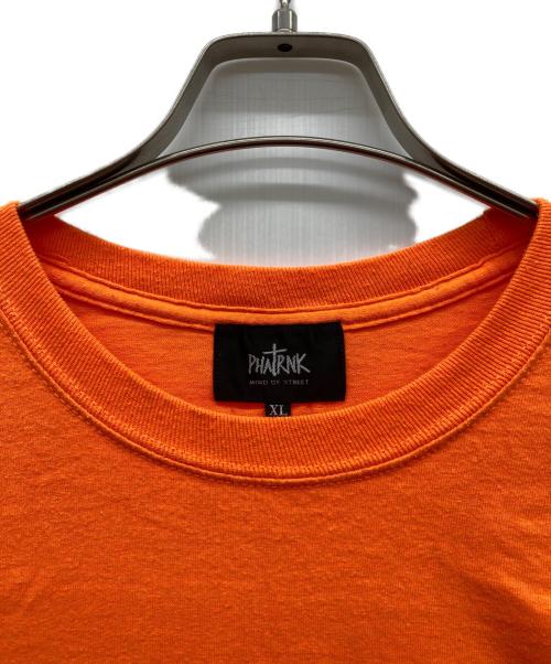 PHATRNK（ファットランク）PHATRNK (ファットランク) 長袖Tシャツ オレンジ サイズ:XLの古着・服飾アイテム