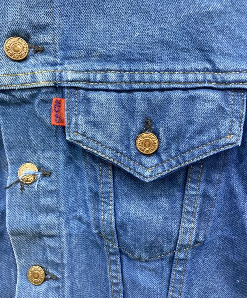 LEVI'S（リーバイス）LEVI'S (リーバイス) 後染めデニムジャケット ブルー サイズ:不明の古着・服飾アイテム